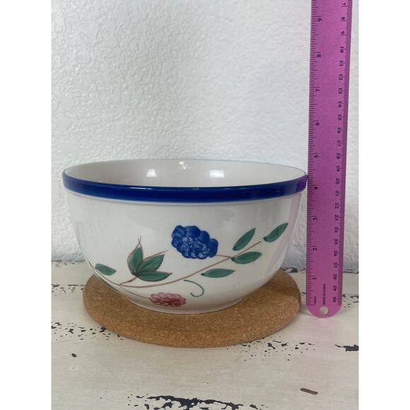 Ceramic Floral Serving Dinnerware Bowl - Picture 4 of 5